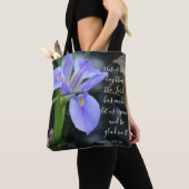 Floral (Wasserris) mit/Vers aus Psalm 118:24 Tasche (Von Nahem)