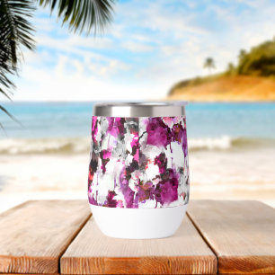 Floral Watercolor - Abstraktes Design in Rosa und