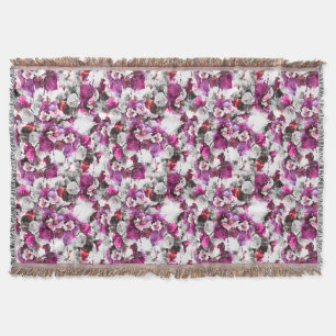 Floral Watercolor - Abstraktes Design in Rosa und Decke