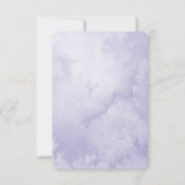 Floral Watercolor Baby Boy Shower Invitation Einladung (Rückseite)