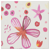 Floral Watercolor Boho farbenfroh Stoff (Nahaufnahme)