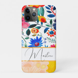 Floral Watercolor Boho Muster tropisch Case-Mate iPhone Hülle