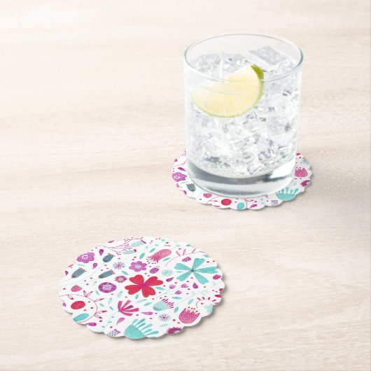 Floral Watercolor Boho Untersetzer (Vor Ort)