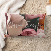 Floral Watercolor Botanical Pillow Lendenkissen (Decke)