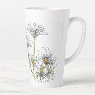 Floral Watercolor Daisy I Liebe You Nana Geschenk Milchtasse