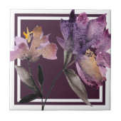 Floral Watercolor III Fliese (Vorderseite)