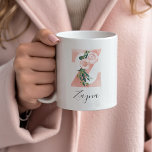 Floral Watercolor Initiale Tasse - Z<br><div class="desc">Gib diese wunderschöne Tasse als Geschenk an dein Brautparty,  deine Mutter oder deinen Freund!!</div>