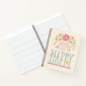 Floral Watercolor Journal Notizblock (Innenseite)