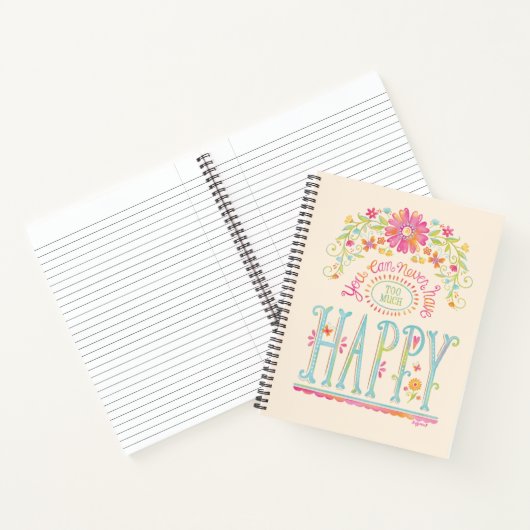 Floral Watercolor Journal Notizblock (Innenseite)