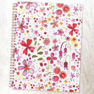 Floral Watercolor Modernes Muster Planer