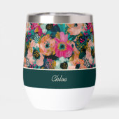 Floral Watercolor Name  (Rückseite)