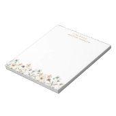 Floral Watercolor Notepad Notizblock (Rotiert)