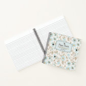 Floral Watercolor Poppies Rental Guest Book Notizblock (Innenseite)