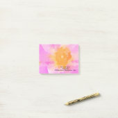 Floral Watercolor Post it Notes Post-it Klebezettel (Auf Schreibtisch)