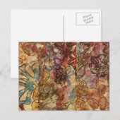 Floral Watercolor Postkarte (Vorne/Hinten)