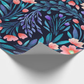 Floral watercolor seamless pattern. geschenkpapier (Ecke)