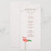 Floral Watercolor Tropical Laceleaf Wedding (Vorne/Hinten)