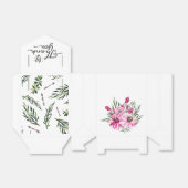 Floral Watercolor Vielen Dank Geschenkschachtel (Ungefaltet)