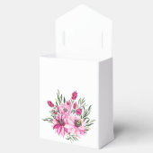 Floral Watercolor Vielen Dank Geschenkschachtel (Geöffnet)