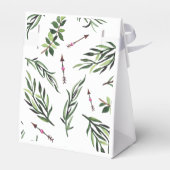 Floral Watercolor Vielen Dank Geschenkschachtel (Rückseite)