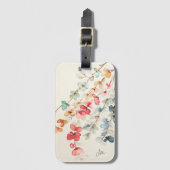 Floral Waterfall - Gepäckmarke Gepäckanhänger (Vorderseite Vertikal)