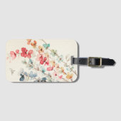 Floral Waterfall - Gepäckmarke Gepäckanhänger (Vorderseite (Horizontal))