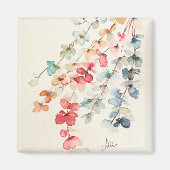 Floral Waterfall Magnet (Vorne)