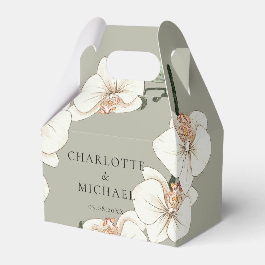 Floral Wedding Box Geschenkschachtel (Vorderseite)