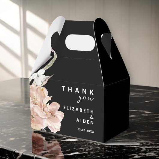 Floral Wedding Box Geschenkschachtel