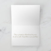 Floral Wedding Couple Karte (Innenseite)