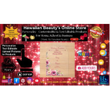 Floral Wedding Einladung Save the Date Karte