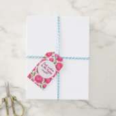 Floral wedding Gift Tag Geschenkanhänger (Mit Garn)