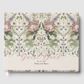 Floral Wedding Guest Book Gästebuch (Vorderseite)