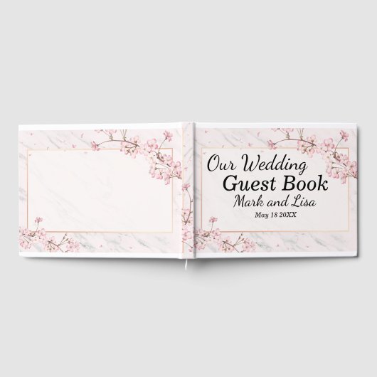 Floral Wedding Guest Book Gästebuch (Voll)