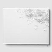 Floral Wedding Guest Book Gästebuch (Rückseite)