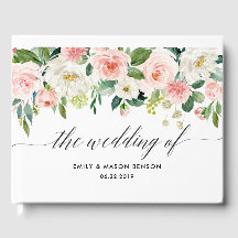 Floral Wedding Guest Book