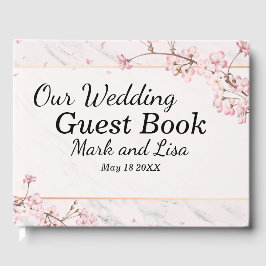 Floral Wedding Guest Book Gästebuch