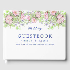 Floral Wedding Guestbook Gästebuch