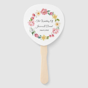 Floral Wedding Hand Fan Fächer
