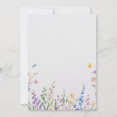 Floral Wedding Invitation Einladung (Vorderseite)