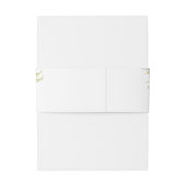 Floral Wedding Invitation Einladungsbanderole (Rückseitenbeispiel)