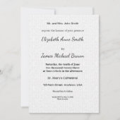 Floral Wedding Invitation Elegant Red Rose Karte (Vorderseite)
