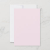 Floral Wedding Invitation Template Wedding  Dankeskarte (Rückseite)