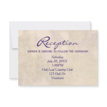 Floral Wedding Reception Einladung