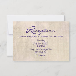 Floral Wedding Reception Einladung