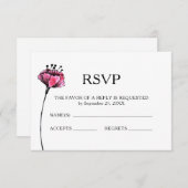 Floral Wedding RSVP (Vorne/Hinten)