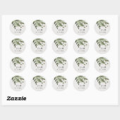 Floral Wedding Sprigs Sticker (Blatt)