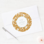 Floral Wedding Sticker (Umschlag)