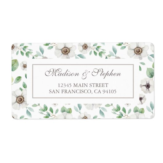 Floral | Weißer Anemon - Hochzeit (Vorne)