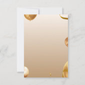 Floral Welcome Card Einladung (Rückseite)